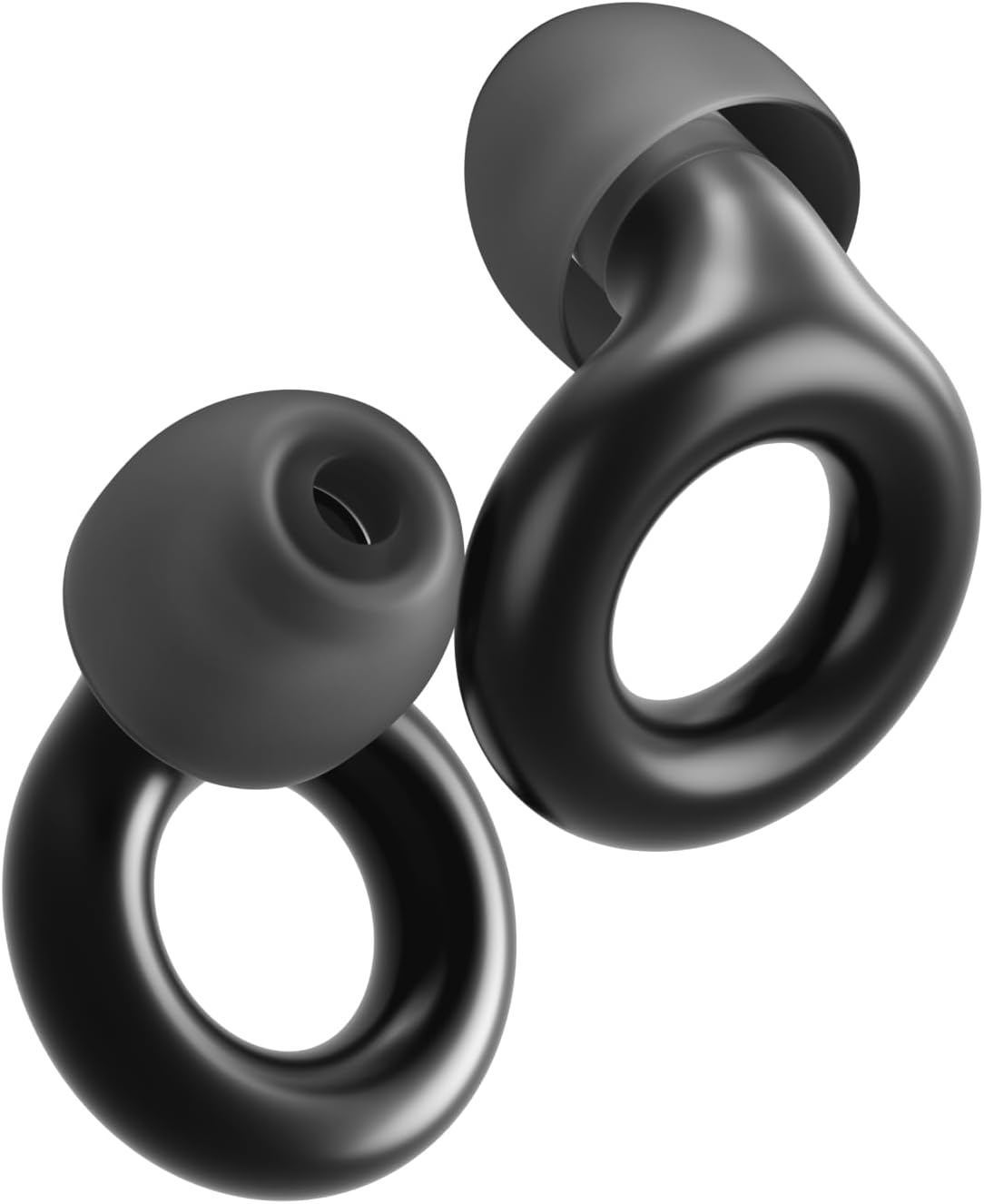 Kasiden Earplug Lanyard [2 pcs] with Magnetic Tug-Resistant Safety Cord Black – 
